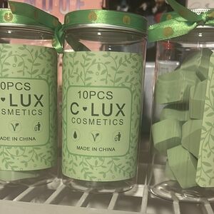 C-Lux Cosmetics Green Makeup Sponges